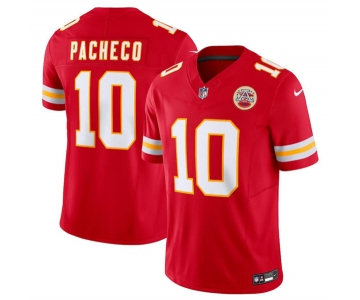 Men’s Kansas City Chiefs #10 Isiah Pacheco Red 2023 F.U.S.E. Vapor Untouchable Limited Football Stitched Jersey