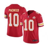 Men's Kansas City Chiefs #10 Isiah Pacheco Red Vapor Untouchable Limited Stitched Football Jersey