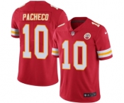 Men's Kansas City Chiefs #10 Isiah Pacheco Red Vapor Untouchable Limited Stitched Football Jersey