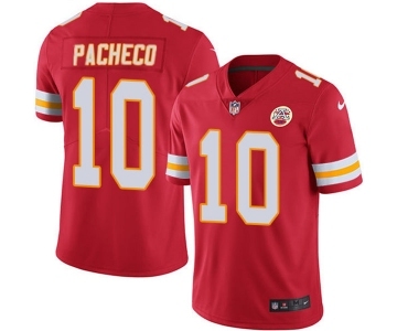 Men's Kansas City Chiefs #10 Isiah Pacheco Red Vapor Untouchable Limited Stitched Football Jersey