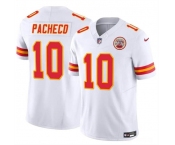 Men’s Kansas City Chiefs #10 Isiah Pacheco White 2023 F.U.S.E. Vapor Untouchable Limited Football Stitched Jersey