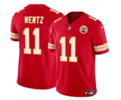 Men’s Kansas City Chiefs #11 Carson Wentz Red 2023 F.U.S.E Vapor Untouchable Limited Football Stitched Jersey