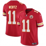 Men’s Kansas City Chiefs #11 Carson Wentz Red Vapor Untouchable Limited Football Stitched Jersey