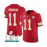 Men's Kansas City Chiefs #11 Demarcus Robinson Red Team Color Vapor Untouchable Limited Player Super Bowl LIV Bound Football Jersey