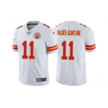 Men's Kansas City Chiefs #11 Marquez Valdes-Scantling White Vapor Untouchable Limited Stitched Football Jersey