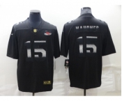 Men's Kansas City Chiefs #15 Patrick Mahomes Black 2022 Shadow Vapor Untouchable Stitched Nike Limited Jersey