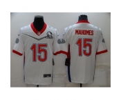 Men's Kansas City Chiefs #15 Patrick Mahomes Nike White 2022 AFC Pro Bowl Game Jersey