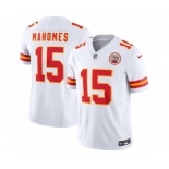 Men's Kansas City Chiefs #15 Patrick Mahomes White 2023 F.U.S.E. Vapor Untouchable Limited Stitched Jersey