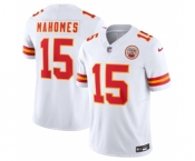 Men's Kansas City Chiefs #15 Patrick Mahomes White 2023 F.U.S.E. Vapor Untouchable Limited Stitched Jersey