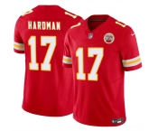 Men’s Kansas City Chiefs #17 Mecole Hardman Red 2024 F.U.S.E. Vapor Untouchable Limited Stitched Football Jersey