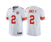 Men's Kansas City Chiefs #2 Ronald Jones II White Vapor Untouchable Limited Stitched Football Jersey