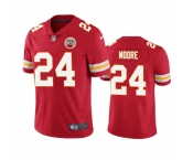 Men's Kansas City Chiefs #24 Skyy Moore Red Vapor Untouchable Limited Stitched Football Jersey