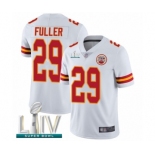 Men's Kansas City Chiefs #29 Kendall Fuller White Vapor Untouchable Limited Player Super Bowl LIV Bound Football Jersey