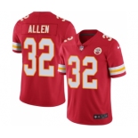 Men's Kansas City Chiefs #32 Marcus Allen Red Team Color Vapor Untouchable Limited Player Football Jersey