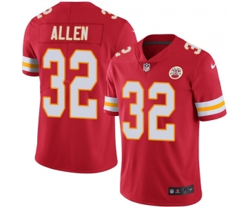 Men's Kansas City Chiefs #32 Marcus Allen Red Team Color Vapor Untouchable Limited Player Football Jersey