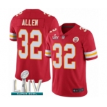 Men's Kansas City Chiefs #32 Marcus Allen Red Team Color Vapor Untouchable Limited Player Super Bowl LIV Bound Football Jersey