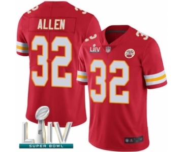 Men's Kansas City Chiefs #32 Marcus Allen Red Team Color Vapor Untouchable Limited Player Super Bowl LIV Bound Football Jersey