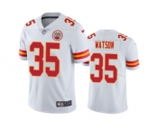 Men's Kansas City Chiefs #35 Jaylen Watson White Vapor Untouchable Limited Stitched Football Jersey