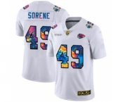 Men's Kansas City Chiefs #49 Daniel Sorensen White Multi-Color 2020 Football Crucial Catch Limited Football Jersey