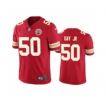 Men's Kansas City Chiefs #50 Willie Gay Jr. Red Vapor Untouchable Limited Stitched Football Jersey