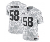 Men's Kansas City Chiefs #58 Derrick Thomas 2024 Arctic Camo Salute To Service Limited Stitched Football Jersey