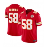 Men’s Kansas City Chiefs #58 Derrick Thomas Red 2024 F.U.S.E Vapor Untouchable Limited Stitched Football Jersey