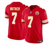 Men’s Kansas City Chiefs #7 Harrison Butker Red 2024 F.U.S.E Vapor Untouchable Limited Stitched Football Jersey