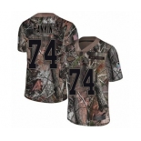 Men's Kansas City Chiefs #74 Martinas Rankin Camo Rush Realtree Limited Football Jersey