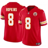 Men’s Kansas City Chiefs #8 DeAndre Hopkins Red 2024 F.U.S.E. Vapor Untouchable Limited Stitched Football Jersey