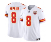 Men’s Kansas City Chiefs #8 DeAndre Hopkins White 2024 F.U.S.E. Vapor Untouchable Limited Stitched Football Jersey