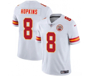 Men’s Kansas City Chiefs #8 DeAndre Hopkins White Vapor Untouchable Limited Stitched Football Jersey