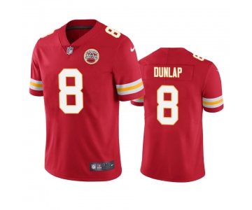 Men's Kansas City Chiefs #8 Dunlap Red Vapor Untouchable Limited Stitched Football Jersey