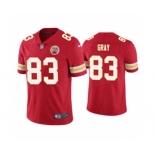 Men's Kansas City Chiefs #83 Noah Gray Red Limited Stitched Football Jersey