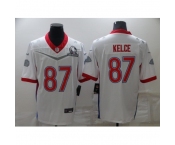 Men's Kansas City Chiefs #87 Travis Kelce Nike White 2022 AFC Pro Bowl Limited Jersey