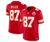 Men's Kansas City Chiefs #87 Travis Kelce Red 2023 F.U.S.E. Vapor Untouchable Limited Stitched Jersey