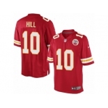 Men's Nike Kansas City Chiefs #10 Tyreek Hill Limited Red Team Color NFL Jersey