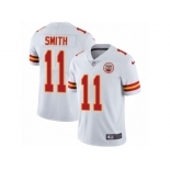 Men's Nike Kansas City Chiefs #11 Alex Smith Vapor Untouchable Limited White NFL Jersey