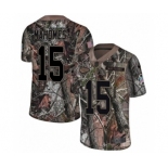 Men's Nike Kansas City Chiefs #15 Patrick Mahomes Camo Rush Realtree Limited NFL