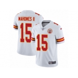 Men's Nike Kansas City Chiefs #15 Patrick Mahomes II Vapor Untouchable Limited White NFL Jersey