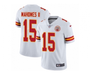 Men's Nike Kansas City Chiefs #15 Patrick Mahomes II Vapor Untouchable Limited White NFL Jersey