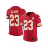 Men's Nike Kansas City Chiefs #23 Phillip Gaines Limited Red Rush NFL Jersey