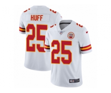 Men's Nike Kansas City Chiefs #25 Marqueston Huff Vapor Untouchable Limited White NFL Jersey