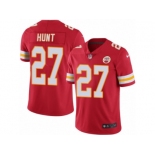 Men's Nike Kansas City Chiefs #27 Kareem Hunt Limited Black Rush NFL Jersey