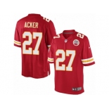 Men's Nike Kansas City Chiefs #27 Kenneth Acker Limited Red Team Color NFL Jersey