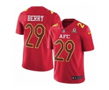 Men's Nike Kansas City Chiefs #29 Eric Berry Limited Red 2017 Pro Bowl NFL Jersey