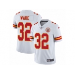 Men's Nike Kansas City Chiefs #32 Spencer Ware Vapor Untouchable Limited White NFL Jersey