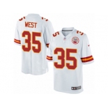 Men's Nike Kansas City Chiefs #35 Charcandrick West Limited White NFL Jersey