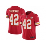 Men's Nike Kansas City Chiefs #42 Anthony Sherman Limited Red Rush NFL Jersey