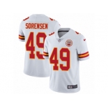 Men's Nike Kansas City Chiefs #49 Daniel Sorensen Vapor Untouchable Limited White NFL Jersey