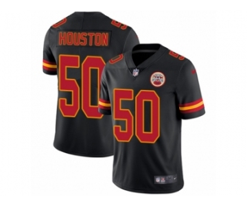 Men's Nike Kansas City Chiefs #50 Justin Houston Limited Black Rush NFL Jersey